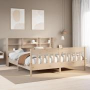 vidaXL Sängram utan madrass 180x200 cm massiv furu