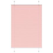 vidaXL Plisserad persienn rosa 90x150 cm tyg bredd 89,4 cm polyester