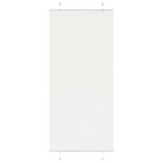 vidaXL Plisserad persienn vit 95x200 cm tyg bredd 94,4 cm polyester