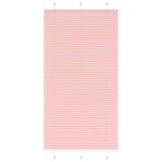 vidaXL Plisserad persienn rosa 105x200 cm tyg bredd 104,4cm polyester