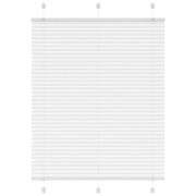 vidaXL Plisserad persienn vit 105x150 cm tyg bredd 104,4cm polyester