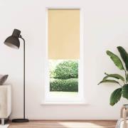 vidaXL Rullgardin mörkläggningsbeige 75x230 cm tyg bredd 70,7 cm