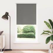 vidaXL Rullgardin mörkläggning grå 115x230 cm tyg bredd 110,7 cm