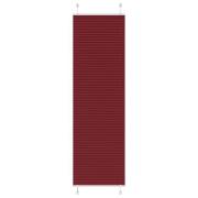 vidaXL Plisserad persienn Bordeaux röd 55x200 cm tyg bredd 54,4 cm