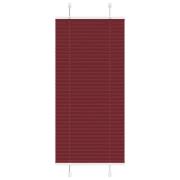 vidaXL Plisserad persienn Bordeaux röd 55x150 cm tyg bredd 54,4 cm