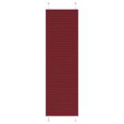 vidaXL Plisserad persienn Bordeaux röd 60x200 cm tyg bredd 59,4 cm