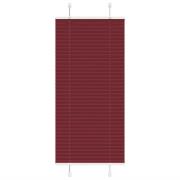 vidaXL Plisserad persienn Bordeaux röd 55x100cm tyg bredd 54,4cm