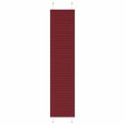 vidaXL Plisserad persienn Bordeaux röd 40x200 cm tyg bredd 39,4 cm