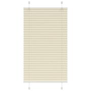 vidaXL Plisserad persienn cremefärgad 80x150 cm tyg bredd 79,4 cm