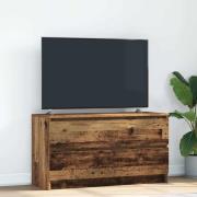 vidaXL TV-bänk gammalt trä 100x35x54 cm konstruerat trä