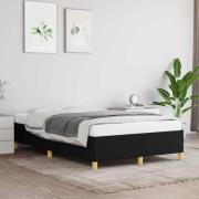 vidaXL sängram utan madrass svart 120x190 cm tyg