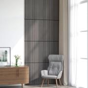 vidaXL Akustiska väggpaneler 8 st lameller 60,5x60 cm ekfaner