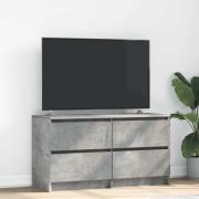 vidaXL TV-bänk betonggrå 100x35x54 cm konstruerat trä