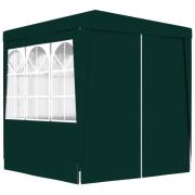 vidaXL Professionellt partytält med väggar 2x2 m grön 90 g/m²