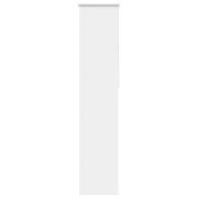 vidaXL Rullgardin mörkläggning vit 45x210 cm tyg bredd 40,7 cm