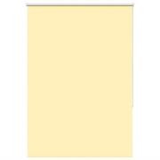 vidaXL Rullgardin mörkläggningsgul 100x150 cm tygbredd 95,7 cm