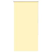 vidaXL Rullgardin mörkläggningsgul 70x130 cm tyg bredd 65,7 cm
