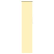 vidaXL Rullgardin mörkläggningsgul 45x210 cm tygbredd 40,7 cm
