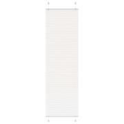 vidaXL Plisserad persienn vit 60x200cm tyg bredd 59,4cm polyester