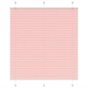 vidaXL Plisserad persienn rosa 115x100 cm tyg bredd 114,4cm polyester