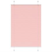 vidaXL Plisserad persienn rosa 100x100 cm tyg bredd 99,4 cm polyester