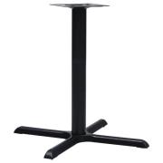 vidaXL Bistro bordsben svart 76x76x72 cm gjutjärn
