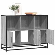 vidaXL Byrå grå sonoma 100x35x76 cm konstruerat trä