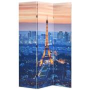 vidaXL Vikbar rumsavdelare Paris i nattetid 120x170 cm