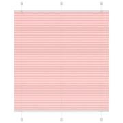 vidaXL Plisserad persienn rosa 115x150 cm tyg bredd 114,4cm polyester