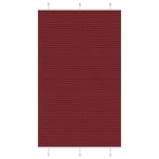vidaXL Plisserad persienn Bordeaux röd 120x200 cm tyg bredd 119,4 cm