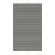 vidaXL Plisserad persienn antracit 120x200 cm tyg bredd 119,4 cm
