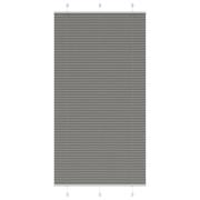 vidaXL Plisserad persienn antracit 105x200 cm tyg bredd 104,4 cm