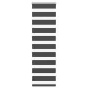vidaXL Rullgardin zebra svart 40x100 cm tyg bredd 35,9 cm polyester