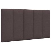 vidaXL Headboard Cushion "Hanko" Dark Brown 80 cm Fabric