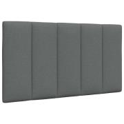 vidaXL Headboard Cushion "Hanko" Dark Grey 80 cm Fabric