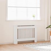 vidaXL Elementskydd MDF 112 cm vit