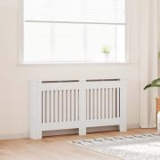 vidaXL Elementskydd MDF 152 cm vit