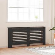 vidaXL Elementskydd svart 172x19x81,5 cm MDF