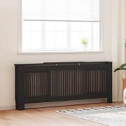 vidaXL Elementskydd MDF svart 205 cm
