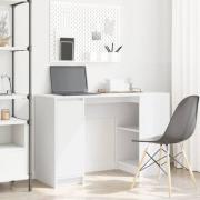 vidaXL Skrivbord vit 120x42x76 cm konstruerat trä