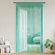 vidaXL Stränggardiner 2 st turkos 140x250 cm