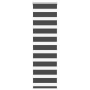 vidaXL Rullgardin zebra svart 55x100 cm tyg bredd 50,9 cm polyester