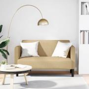 vidaXL Loveseat soffa grågrön 109 cm manchestertyg