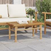 vidaXL Soffbord 70x40x35 cm bambu