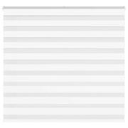 vidaXL Rullgardin zebra vit 155x100 cm tyg bredd 150,9 cm polyester