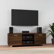 vidaXL Tv-bänk brun ek 120x40,5x35 cm konstruerat trä
