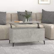 vidaXL Soffbord betonggrå 90x44,5x45 cm konstruerat trä