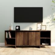 vidaXL Tv-bänk brun ek 130x35x50 cm konstruerat trä