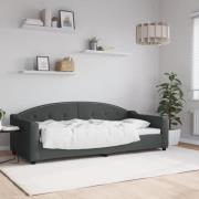 vidaXL Dagbädd mörkgrå 90x200 cm tyg