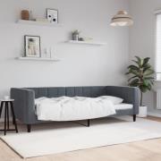 vidaXL Dagbädd mörkgrå 90x190 cm sammet